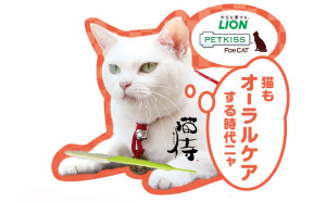 先着4000名に招き猫ストラップをプレゼント！『猫侍』×イオンペット×ライオンのコラボキャンペーンが決定